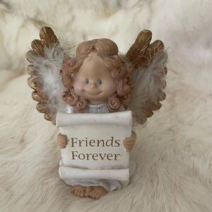 Vintage Angelic Cheer Brand “Friends Forever” Angel Figurine